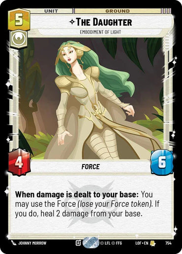 The Daughter (754) - Embodiment of Light (Foil) (754) [Legends of the Force] (ONLINE ORDER ONLY)