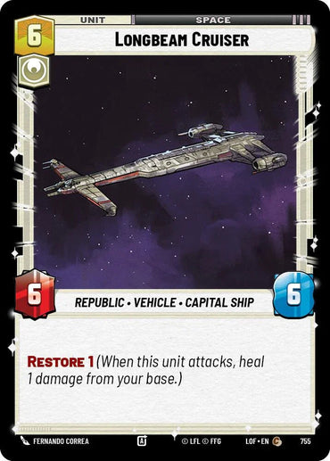Longbeam Cruiser (755) (Foil) (755) [Legends of the Force] (ONLINE ORDER ONLY)