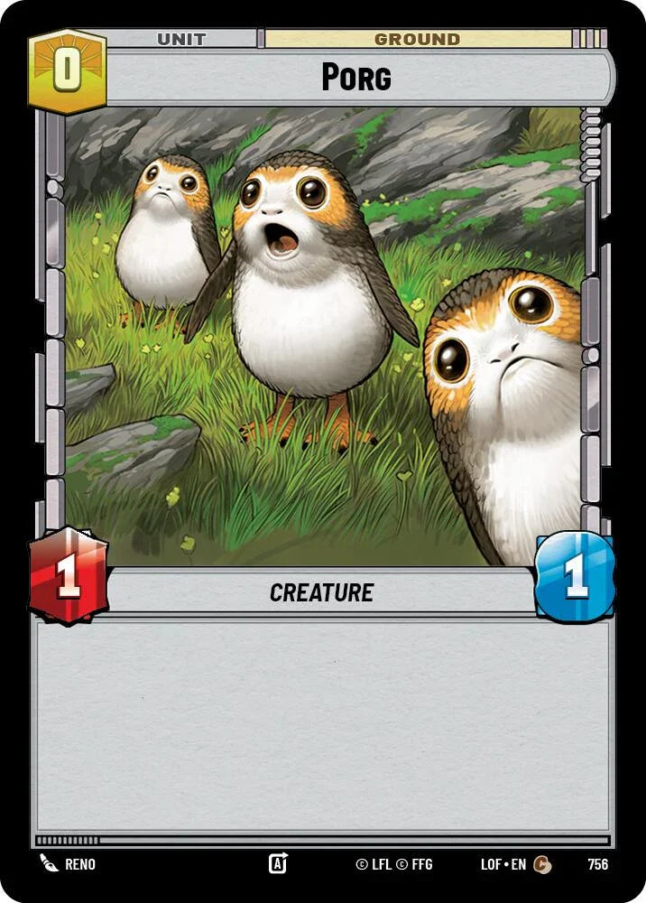 Porg (756) (Foil) (756) [Legends of the Force] (ONLINE ORDER ONLY)