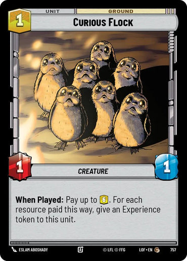 Curious Flock (757) (Foil) (757) [Legends of the Force] (ONLINE ORDER ONLY)