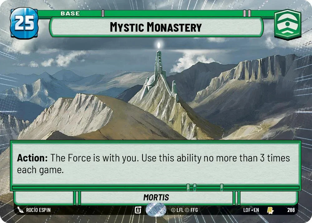 Mystic Monastery (768) (Hyperspace Foil) (768) [Legends of the Force] (ONLINE ORDER ONLY)