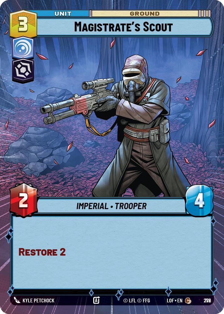 Magistrate's Scout (772) (Hyperspace Foil) (772) [Legends of the Force] (ONLINE ORDER ONLY)