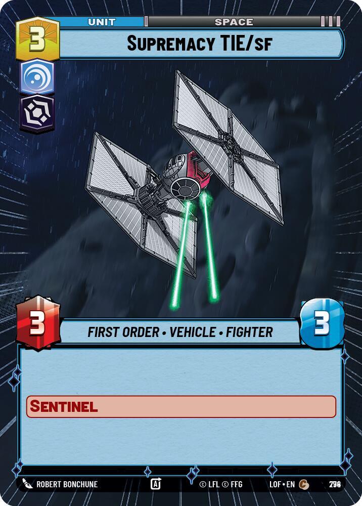 Supremacy TIE/sf (774) (Hyperspace Foil) (774) [Legends of the Force] (ONLINE ORDER ONLY)