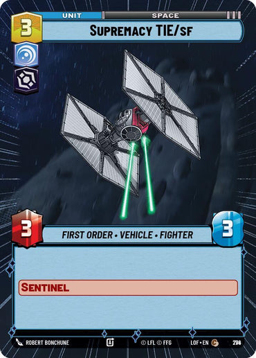 Supremacy TIE/sf (774) (Hyperspace Foil) (774) [Legends of the Force] (ONLINE ORDER ONLY)