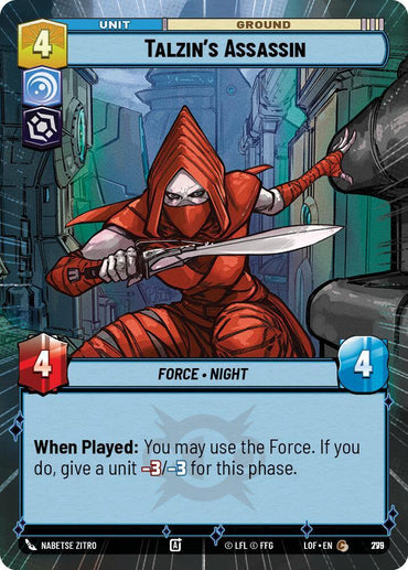 Talzin's Assassin (775) (Hyperspace Foil) (775) [Legends of the Force] (ONLINE ORDER ONLY)