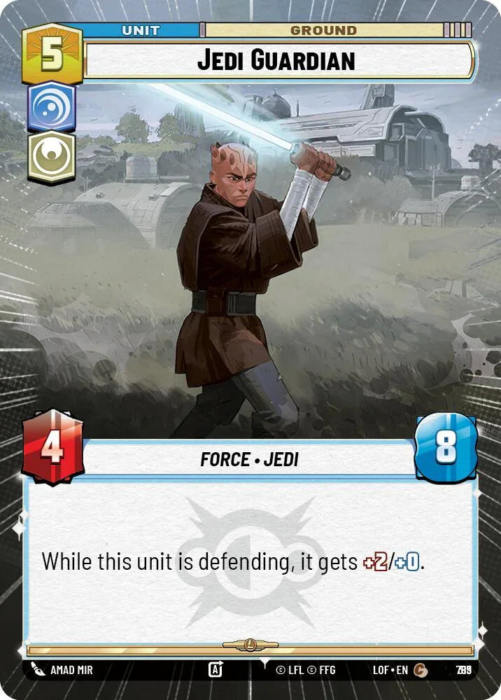 Jedi Guardian (789) (Hyperspace Foil) (789) [Legends of the Force] (ONLINE ORDER ONLY)