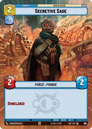 Secretive Sage (801) (Hyperspace Foil) (801) [Legends of the Force] (ONLINE ORDER ONLY)
