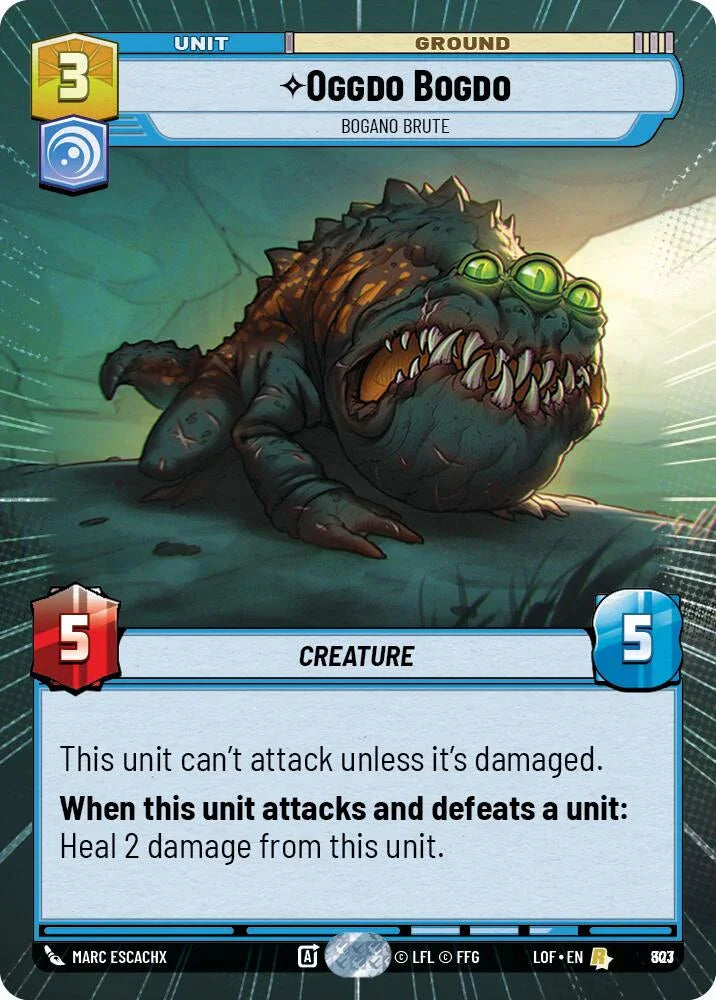 Oggdo Bogdo (803) - Bogano Brute (Hyperspace Foil) (803) [Legends of the Force] (ONLINE ORDER ONLY)
