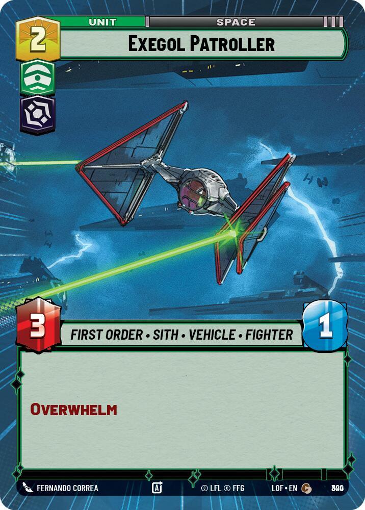 Exegol Patroller (820) (Hyperspace Foil) (820) [Legends of the Force] (ONLINE ORDER ONLY)
