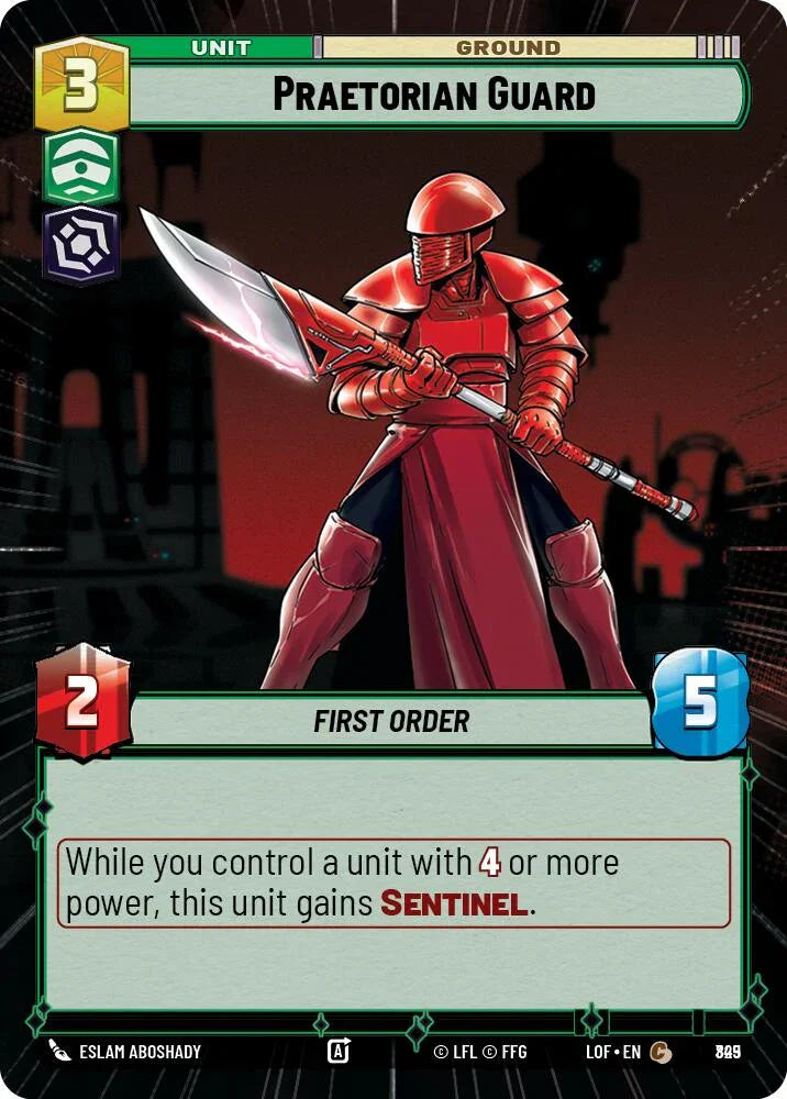 Praetorian Guard (825) (Hyperspace Foil) (825) [Legends of the Force] (ONLINE ORDER ONLY)