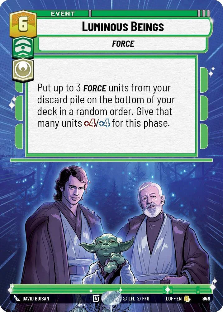 Luminous Beings (844) (Hyperspace Foil) (844) [Legends of the Force] (ONLINE ORDER ONLY)
