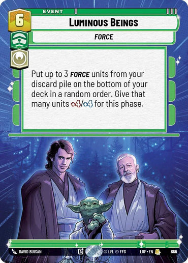 Luminous Beings (844) (Hyperspace Foil) (844) [Legends of the Force] (ONLINE ORDER ONLY)