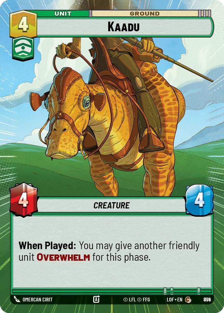 Kaadu (854) (Hyperspace Foil) (854) [Legends of the Force] (ONLINE ORDER ONLY)