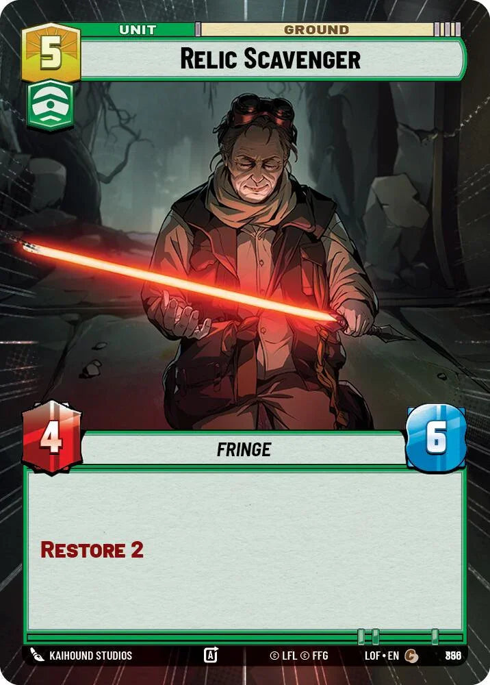 Relic Scavenger (856) (Hyperspace Foil) (856) [Legends of the Force] (ONLINE ORDER ONLY)