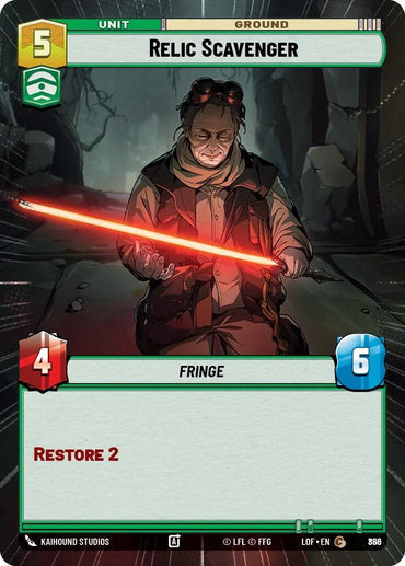 Relic Scavenger (856) (Hyperspace Foil) (856) [Legends of the Force] (ONLINE ORDER ONLY)