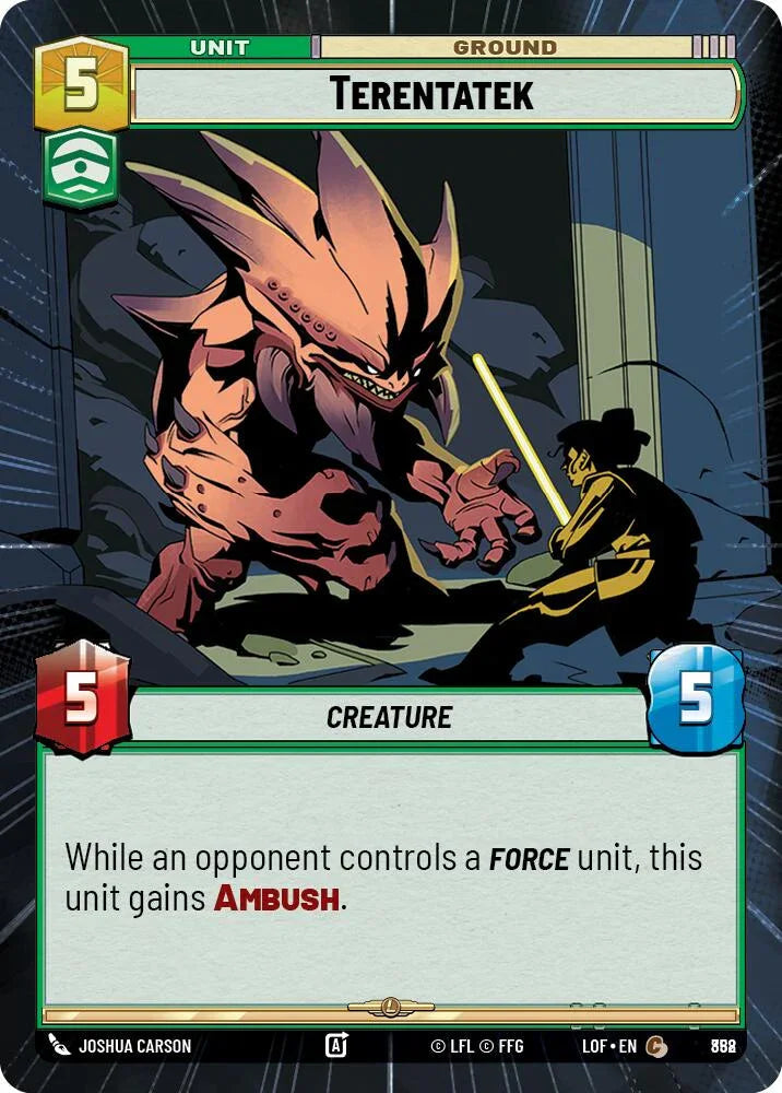 Terentatek (858) (Hyperspace Foil) (858) [Legends of the Force] (ONLINE ORDER ONLY)