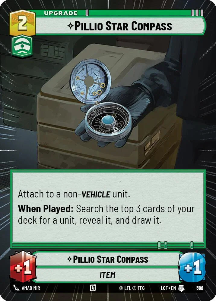 Pillio Star Compass (862) (Hyperspace Foil) (862) [Legends of the Force] (ONLINE ORDER ONLY)