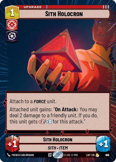 Sith Holocron (878) (Hyperspace Foil) (878) [Legends of the Force] (ONLINE ORDER ONLY)