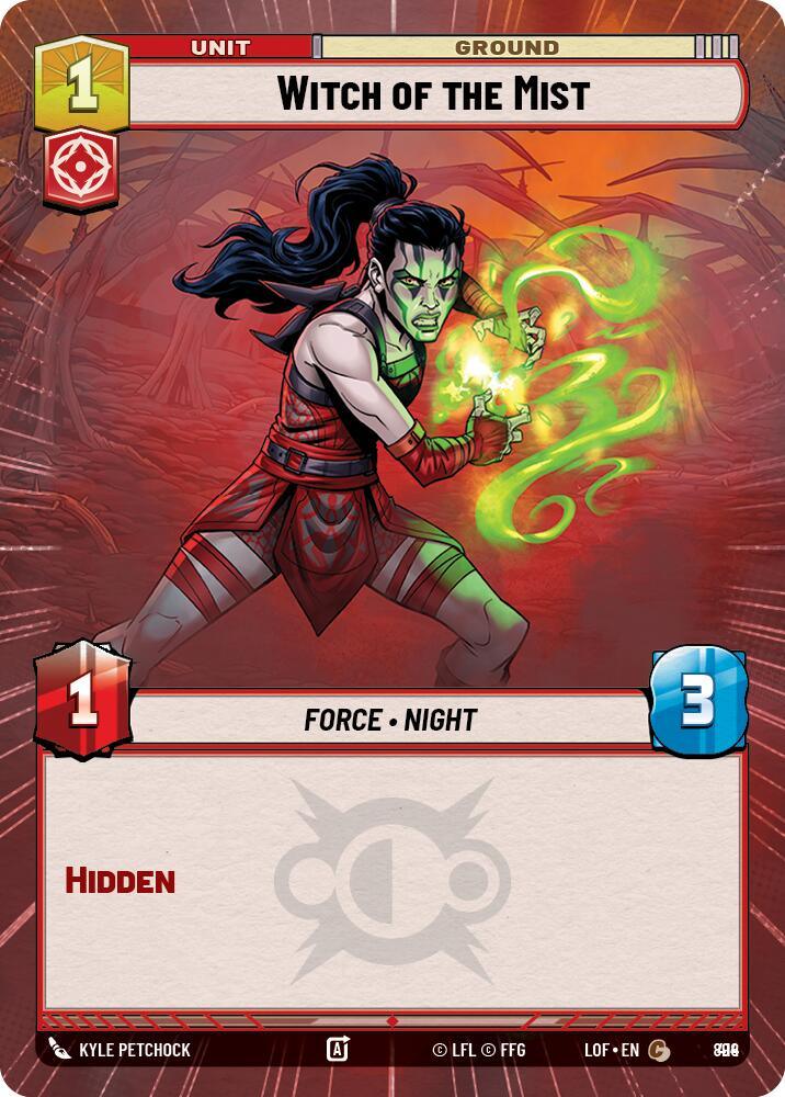 Witch of the Mist (894) (Hyperspace Foil) (894) [Legends of the Force] (ONLINE ORDER ONLY)