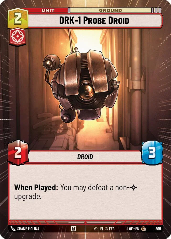 DRK-1 Probe Droid (895) (Hyperspace Foil) (895) [Legends of the Force] (ONLINE ORDER ONLY)