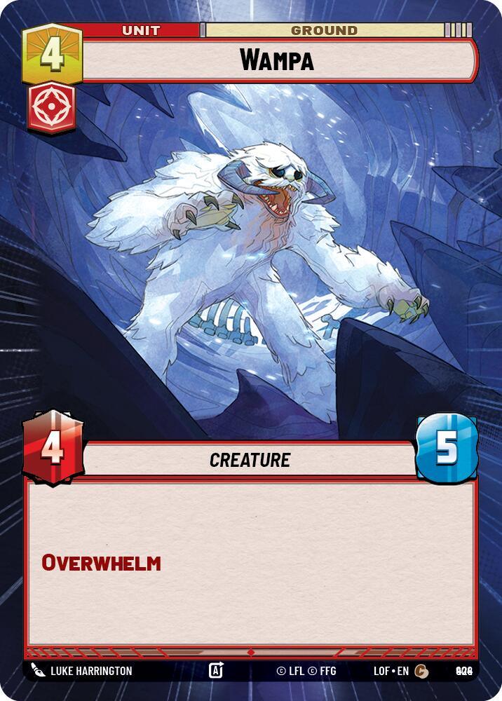 Wampa (904) (Hyperspace Foil) (904) [Legends of the Force] (ONLINE ORDER ONLY)