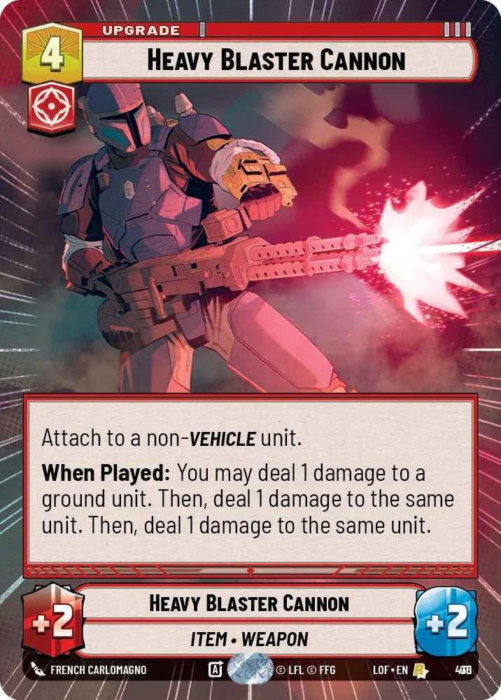 Heavy Blaster Cannon (911) (Hyperspace Foil) (911) [Legends of the Force] (ONLINE ORDER ONLY)