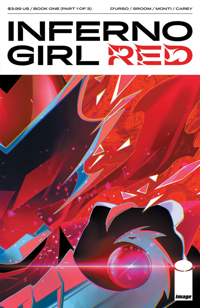Inferno Girl Red Book One #1 (Of 3) A Erica D'urso Matt Groom (01/25/2023) Image (ONLINE ORDER ONLY)