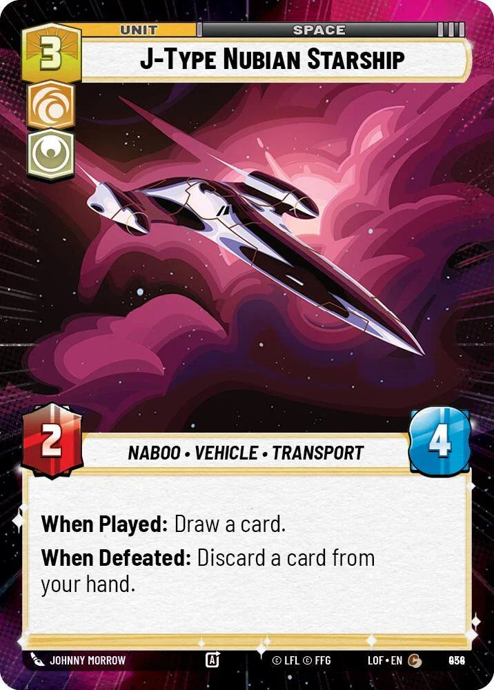 J-Type Nubian Starship (934) (Hyperspace Foil) (934) [Legends of the Force] (ONLINE ORDER ONLY)