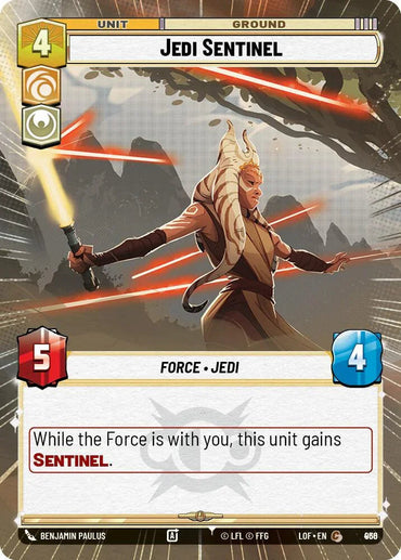 Jedi Sentinel (936) (Hyperspace Foil) (936) [Legends of the Force] (ONLINE ORDER ONLY)
