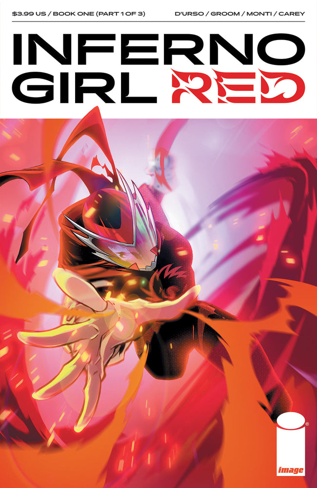 Inferno Girl Red Book One #1 (Of 3) B Francesco Manna Variant (01/25/2023) Image (ONLINE ORDER ONLY)