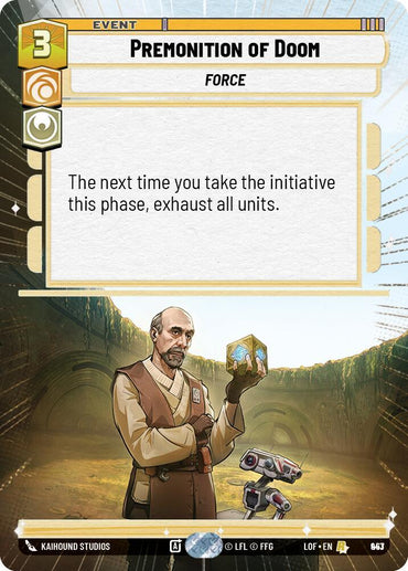 Premonition of Doom (943) (Hyperspace Foil) (943) [Legends of the Force] (ONLINE ORDER ONLY)
