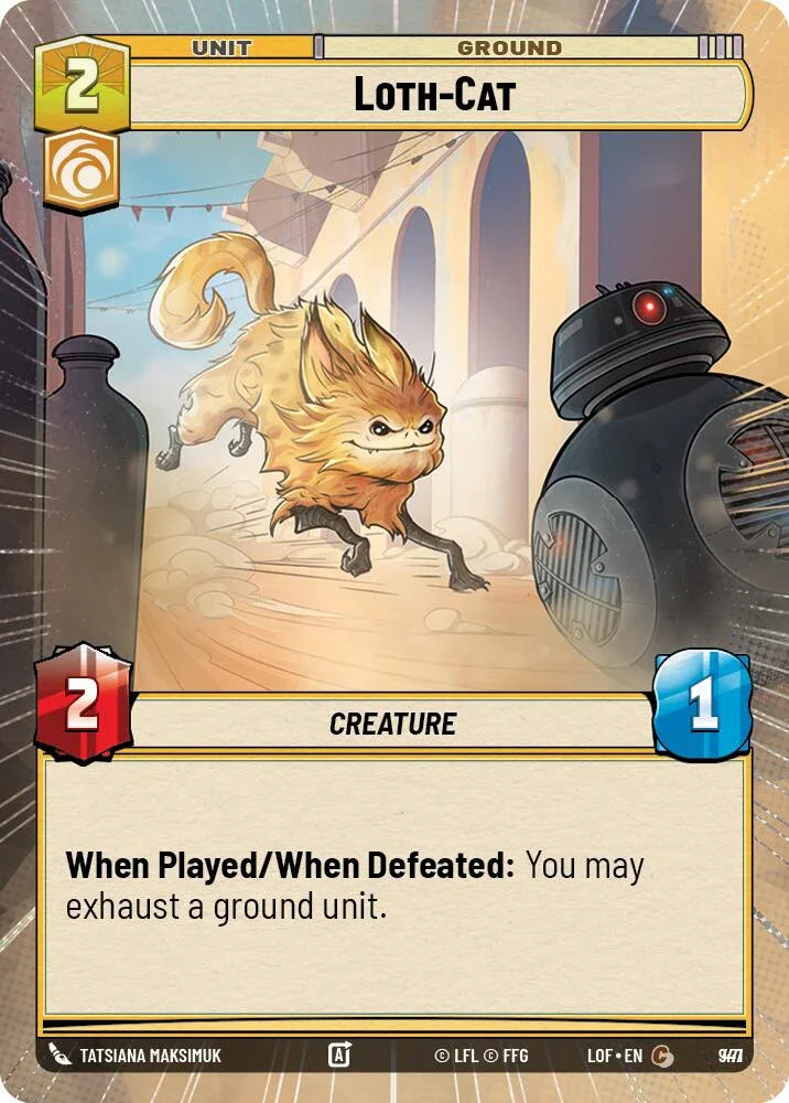 Loth-Cat (947) (Hyperspace Foil) (947) [Legends of the Force] (ONLINE ORDER ONLY)