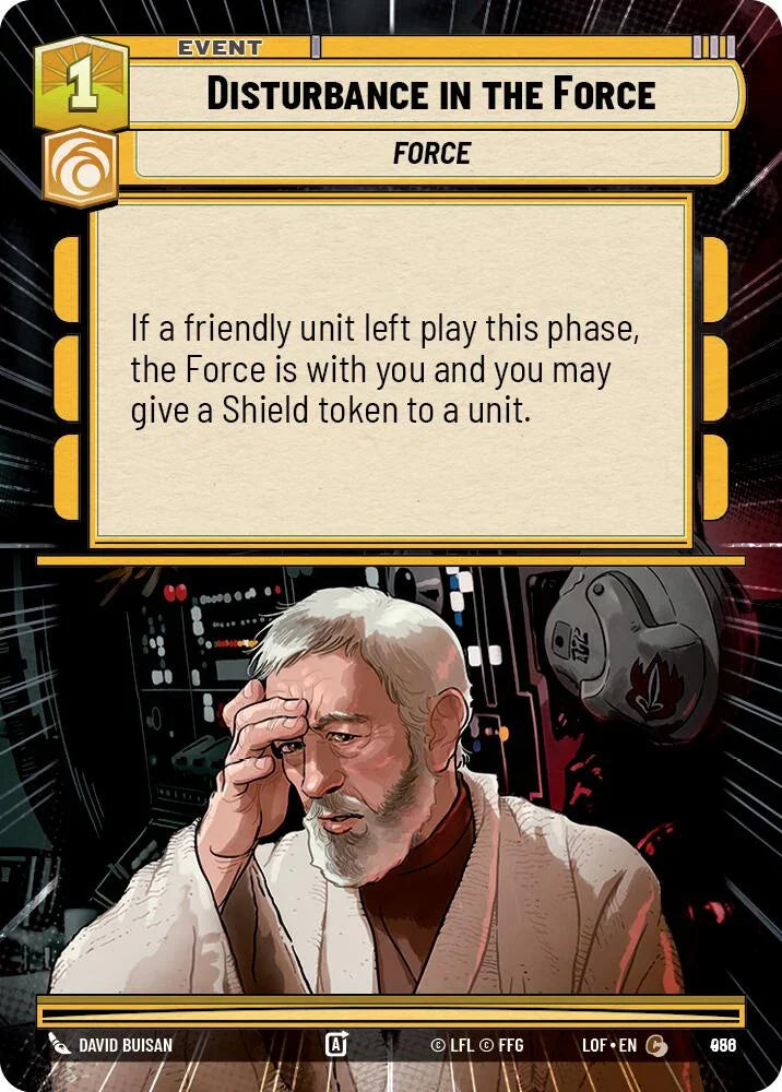 Disturbance in the Force (956) (Hyperspace Foil) (956) [Legends of the Force] (ONLINE ORDER ONLY)