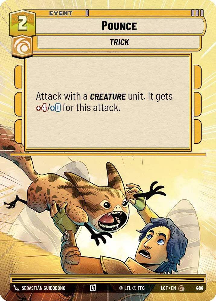 Pounce (964) (Hyperspace Foil) (964) [Legends of the Force] (ONLINE ORDER ONLY)