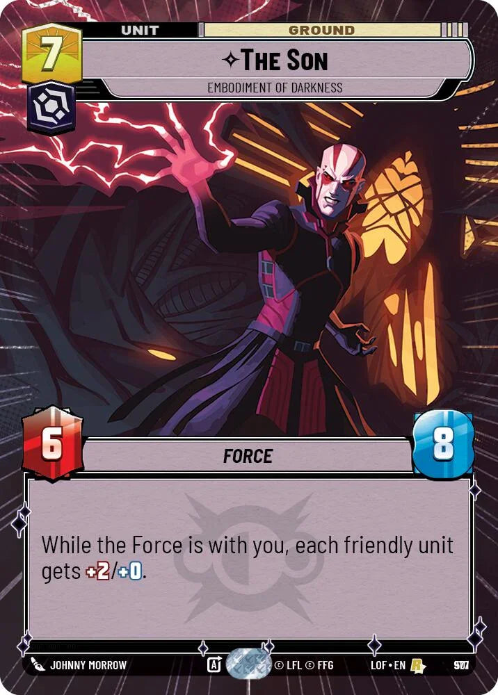 The Son (977) - Embodiment of Darkness (Hyperspace Foil) (977) [Legends of the Force] (ONLINE ORDER ONLY)