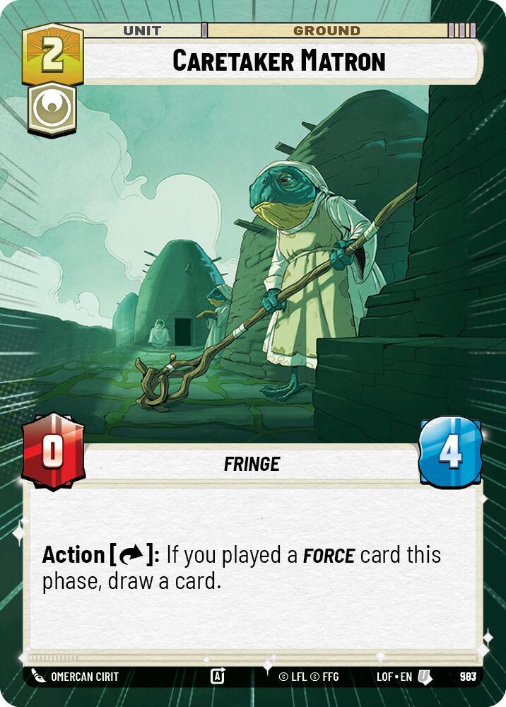 Caretaker Matron (983) (Hyperspace Foil) (983) [Legends of the Force] (ONLINE ORDER ONLY)