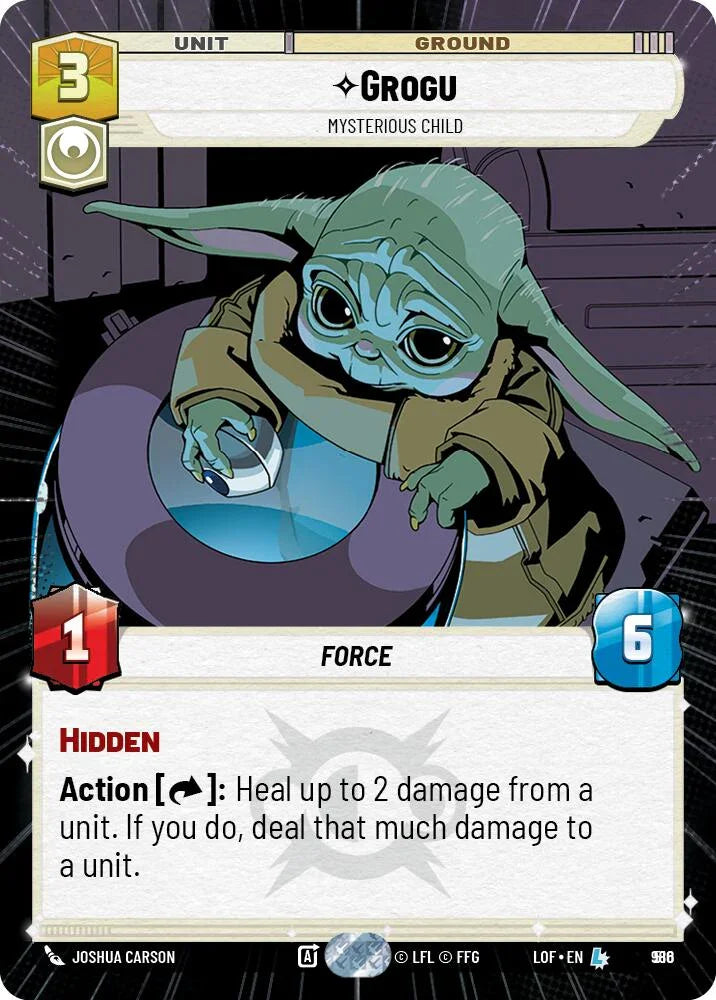 Grogu (986) - Mysterious Child (Hyperspace Foil) (986) [Legends of the Force] (ONLINE ORDER ONLY)