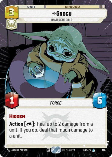 Grogu (986) - Mysterious Child (Hyperspace Foil) (986) [Legends of the Force] (ONLINE ORDER ONLY)