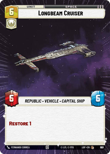 Longbeam Cruiser (993) (Hyperspace Foil) (993) [Legends of the Force] (ONLINE ORDER ONLY)