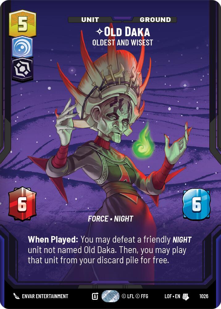 Old Daka (1026) - Oldest and Wisest (Prestige) (1026) [Legends of the Force] (ONLINE ORDER ONLY)
