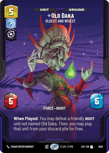 Old Daka (1026) - Oldest and Wisest (Prestige) (1026) [Legends of the Force] (ONLINE ORDER ONLY)