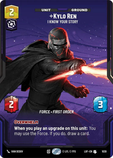 Kylo Ren (1030) - I Know Your Story (Prestige) (1030) [Legends of the Force] (ONLINE ORDER ONLY)
