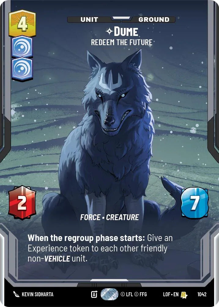 Dume (1042) - Redeem the Future (Prestige) (1042) [Legends of the Force] (ONLINE ORDER ONLY)