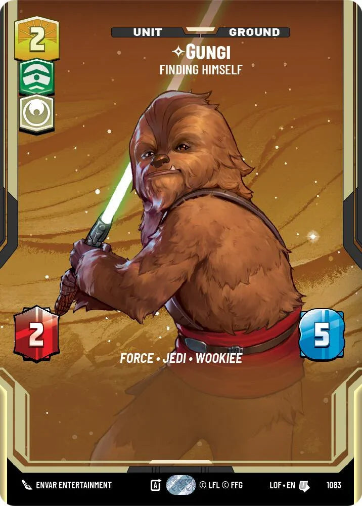 Gungi (1083) - Finding Himself (Prestige Foil) (1083) [Legends of the Force] (ONLINE ORDER ONLY)
