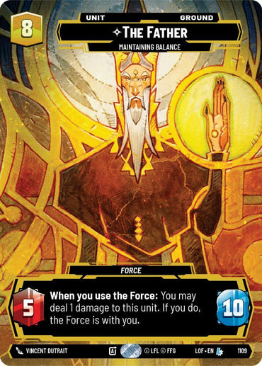 The Father (1109) - Maintaining Balance (Prestige Foil) (1109) [Legends of the Force] (ONLINE ORDER ONLY)