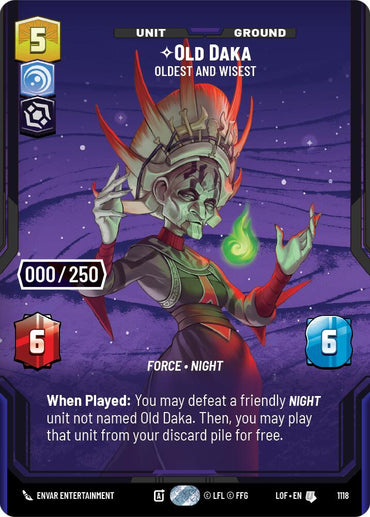 Old Daka (1118) - Oldest and Wisest (Serialized) (1118) [Legends of the Force] (ONLINE ORDER ONLY)