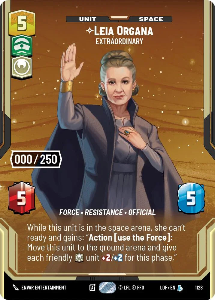 Leia Organa (1128) - Extraordinary (Serialized) (1128) [Legends of the Force] (ONLINE ORDER ONLY)