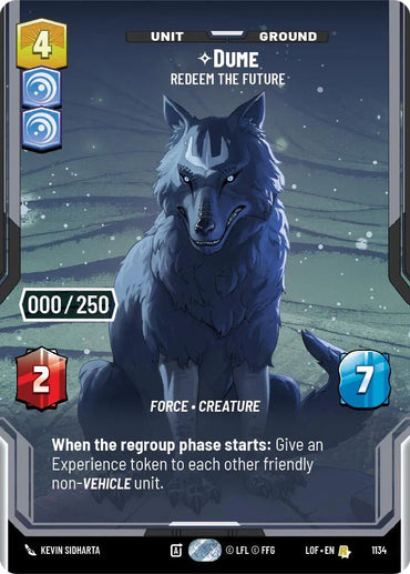 Dume (1134) - Redeem the Future (Serialized) (1134) [Legends of the Force] (ONLINE ORDER ONLY)