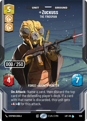 Zuckuss (1139) - The Findsman (Serialized) (1139) [Legends of the Force] (ONLINE ORDER ONLY)