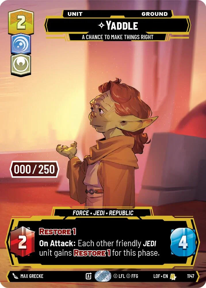 Yaddle (1147) - A Chance To Make Things Right (Serialized) (1147) [Legends of the Force] (ONLINE ORDER ONLY)